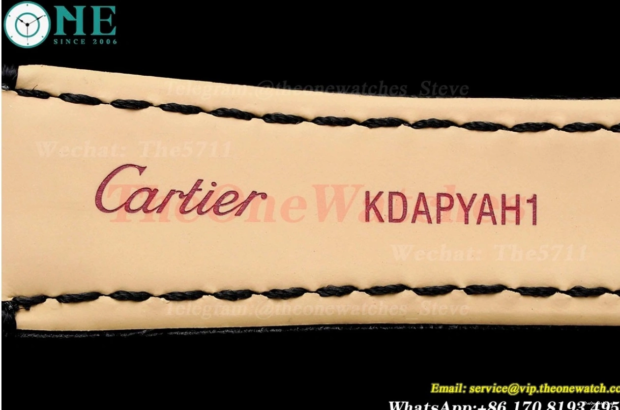 Cartier 30mm AF Dial Ladies Quartz De RG LE White Black Pasha 0303